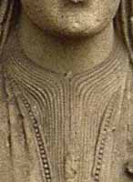 Die Königin von Saba an der Kathedrale von ChartresFrankreich ca. 1145-1150